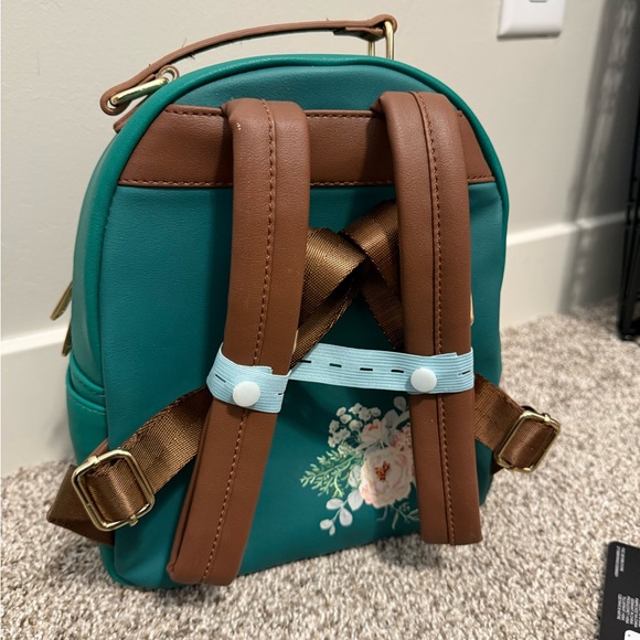 RARE Loungefly Infinity Saga Floral Loki Backpack & Wallet NWT